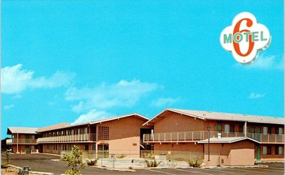Ft~Fort Smith, AR Arkansas MOTEL 6  Sebastian County  ROADSIDE  Vintage Postcard