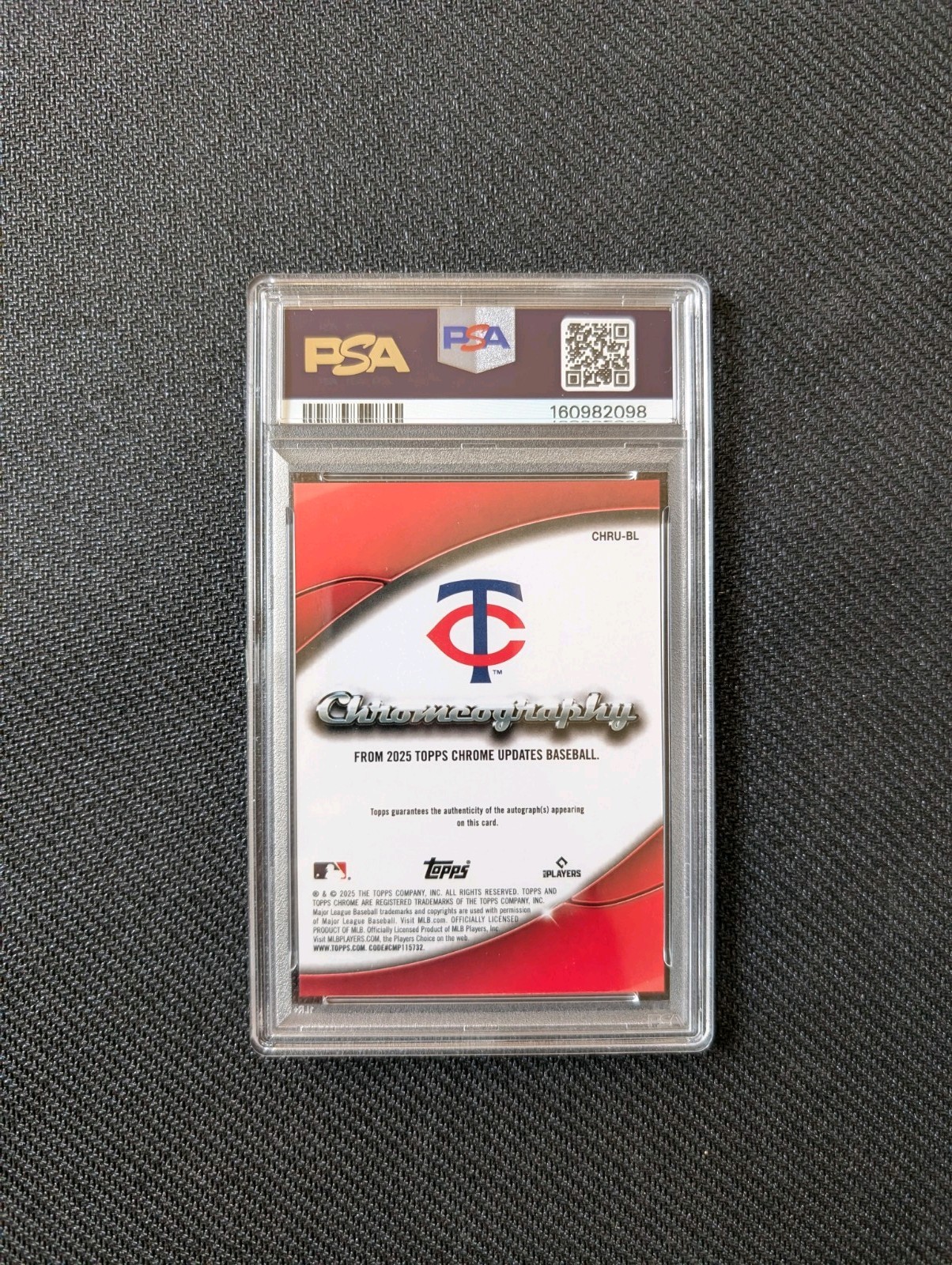 2025 Topps Chrome Update Series - Chromeography Brooks Lee bl Refractor PSA 10  view 2