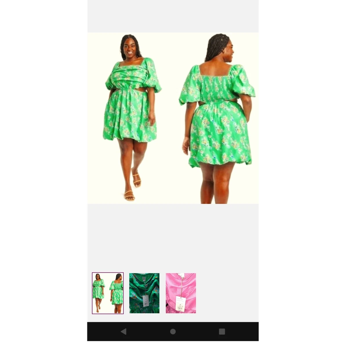 Green Plus Size Dresses for Women for sale | eBay
