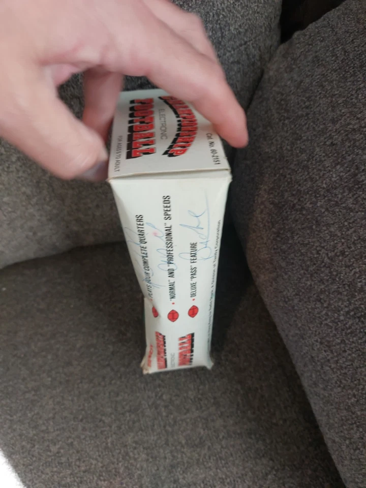 Juego de mano de fútbol Tandy Championship vintage nuevo en caja Foto 2 de 4