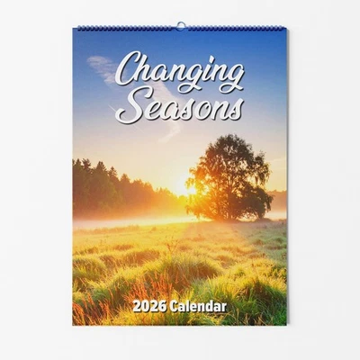 PARTY PEOPLE Changing Seasons Wall Calendar - Choice Of Sizes - Nature Monthly Planners 2026