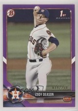 2018 Bowman Draft Purple 19/250 Cody Deason #BD-194 n1u