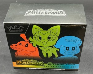 Paldea Evolved Pokemon Center Elite Trainer Box | eBay