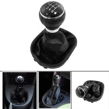 Schaltmanschette Schaltsack Schaltknauf 6 Gang für VW Touran 1T + Caddy 2K III 3