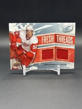 2008-09 Upper Deck Ice Fresh Threads Jonathan Ericsson #FT-JE Detroit Red Wings