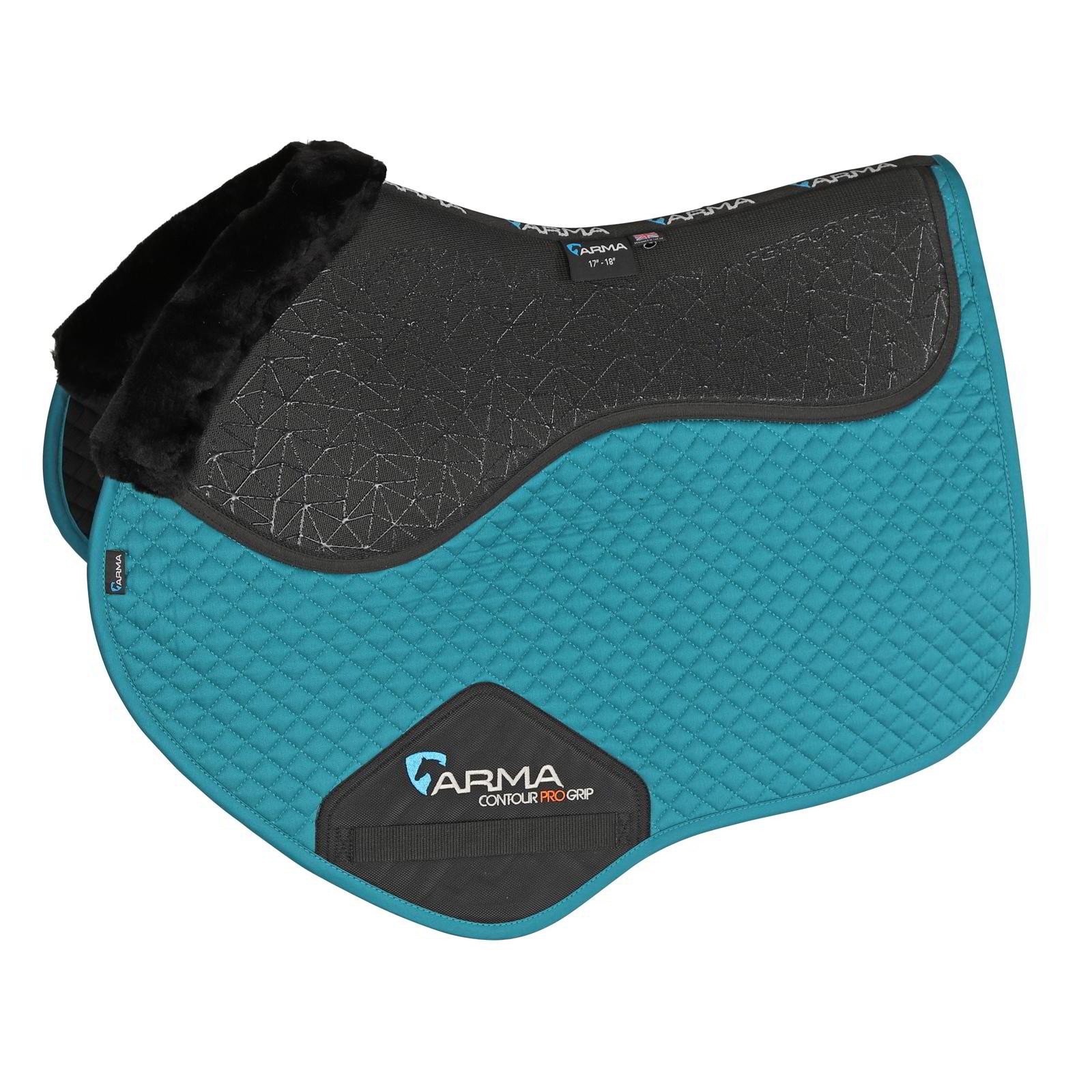 Shires ARMA Fusion Jump Saddlecloth - Ocean Blue