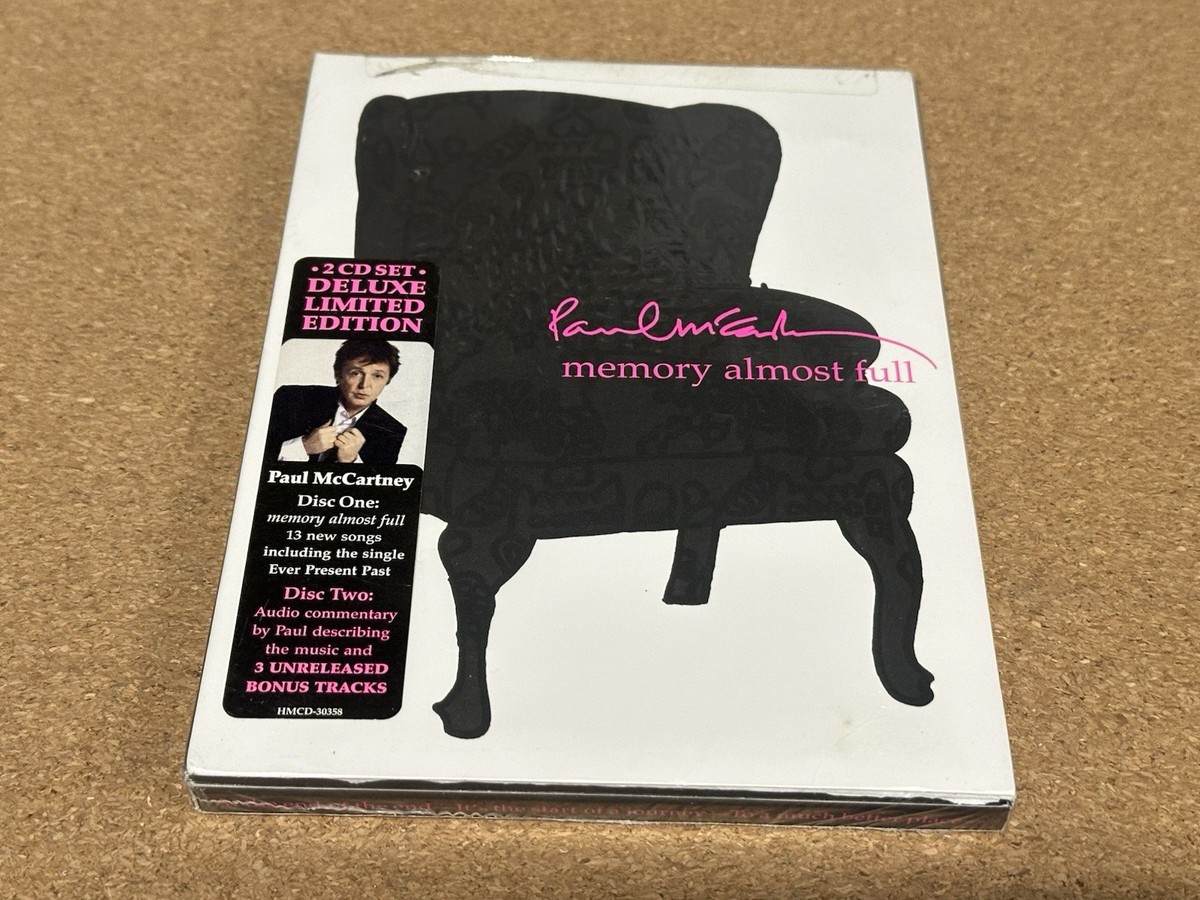SEALED Memory Almost Full Paul McCartney 2 CD Set Deluxe Limited 