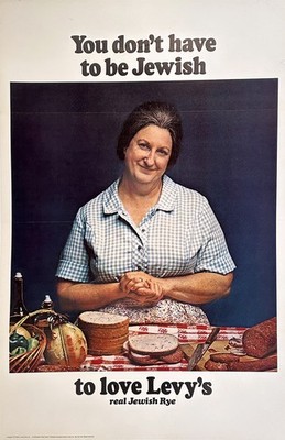 1967 Levy � S Brot Poster �Italienische Großmutter You Don � T Haben To Be