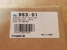 Hakko 953-01 Special N2 Soldering Iron for 701.936.937 - NEW