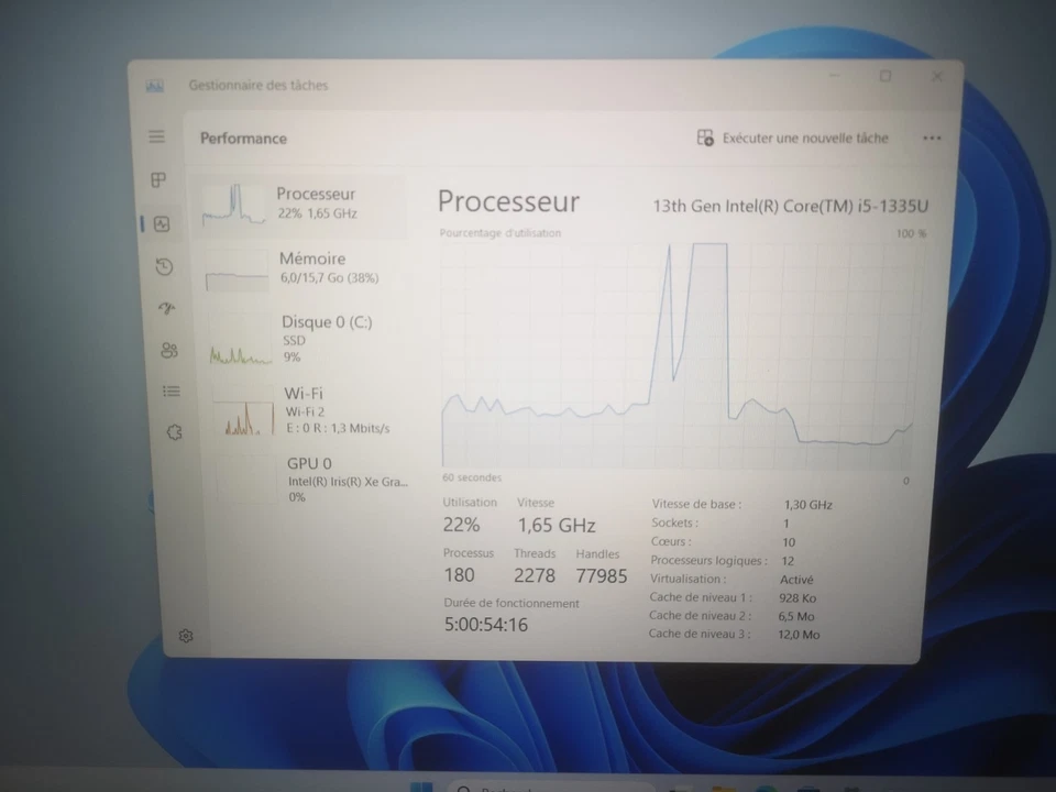 Dell Latitude 5540 · i5-1335U · 16GB · 240GB, photo 3 sur 5
