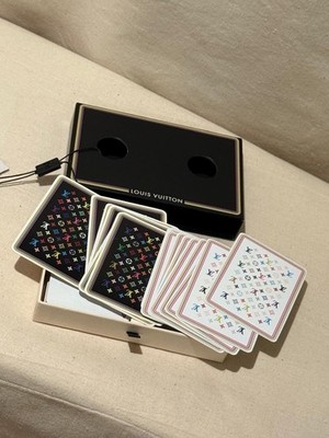Louis Vuitton Takashi Murakami Spielkarten Neu Authentifiziert