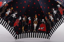 Moschino Limited Edition Stick Umbrella Olive OylFashion Prints Made in Italy