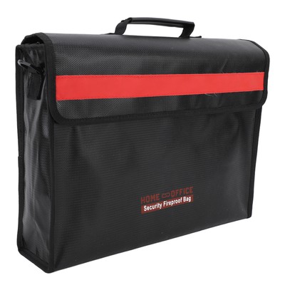 Fireproof Document Bag Large Capacity Waterproof Safe File Storage Organizer Hot