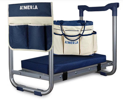 K5 Foldable Kneeler Seat - Heavy Duty (Detachable Cloud Kneeler Pad) - Garden