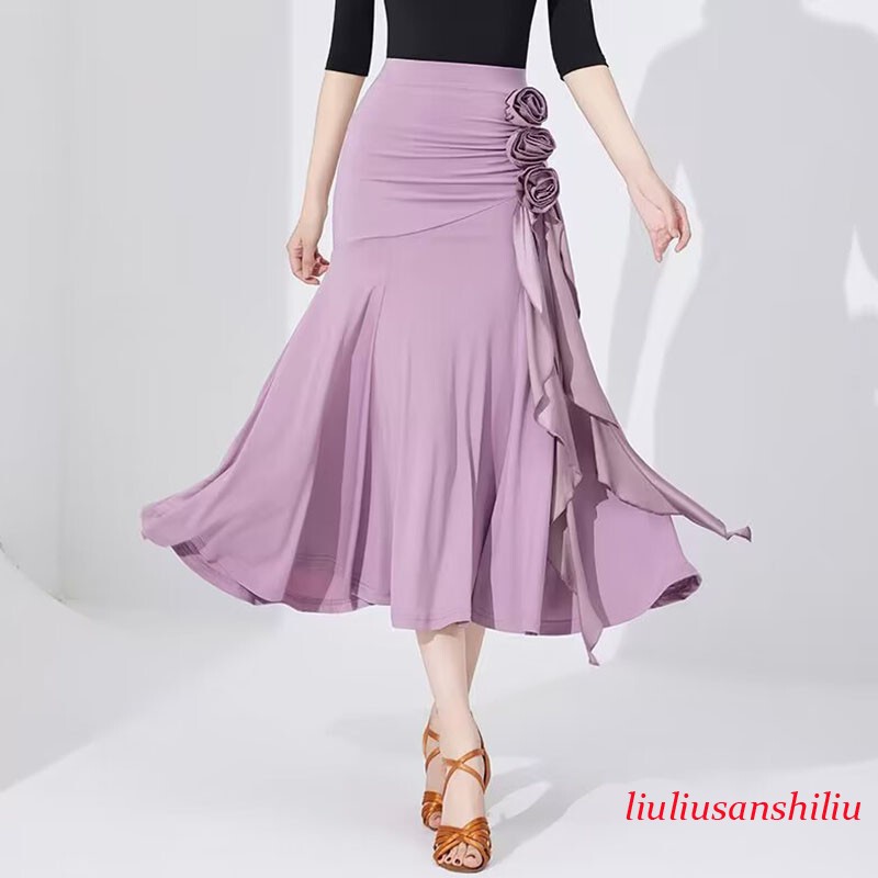 New Women Smooth Ballroom Tango Waltz Standard Competition Swing Dance Skirts