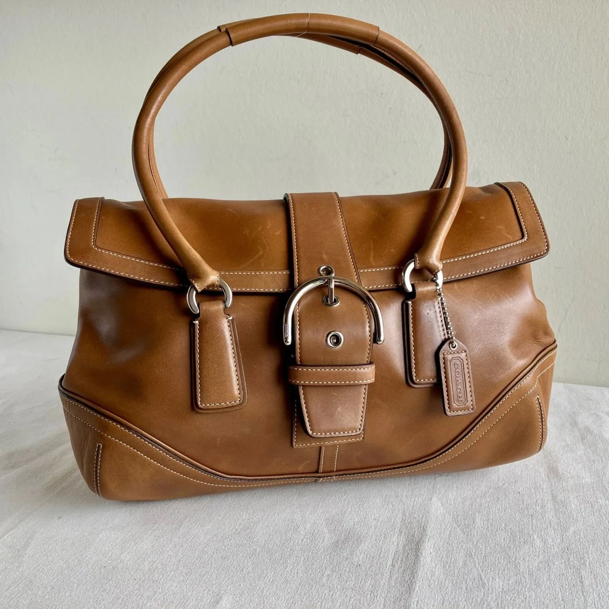 Coach Hampton Snap Satchel/Top Handle Bag Handbags & Bags for