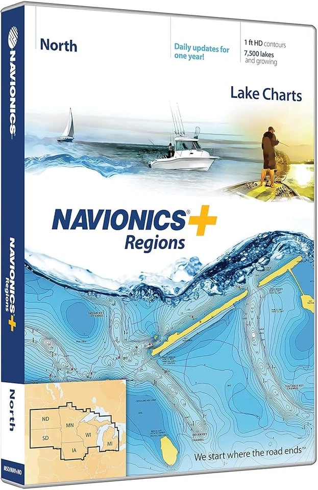 Navionics Msd/Nav+No Navionics+ Regions North Preloaded Msd Format - Image 2 of 3