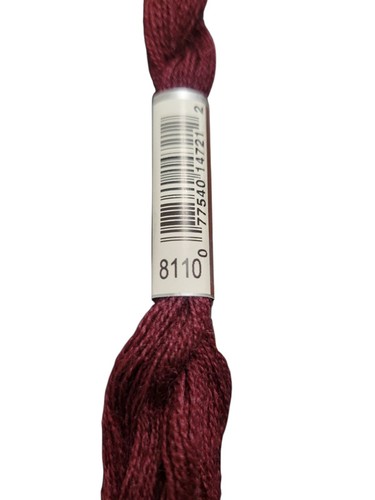 11 Skeins DMC Broder Medicis 100% Wool Embroidery Floss 27.3 yd # 8110 - Picture 2 of 2