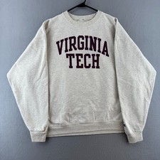 Virginia Tech Sweatshirt Mens 2XL College Crewneck Pullover Champion
