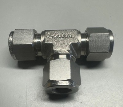 Swagelok SS-810-3 Union Tee Fitting 1/2  Tubing Stainless Steel