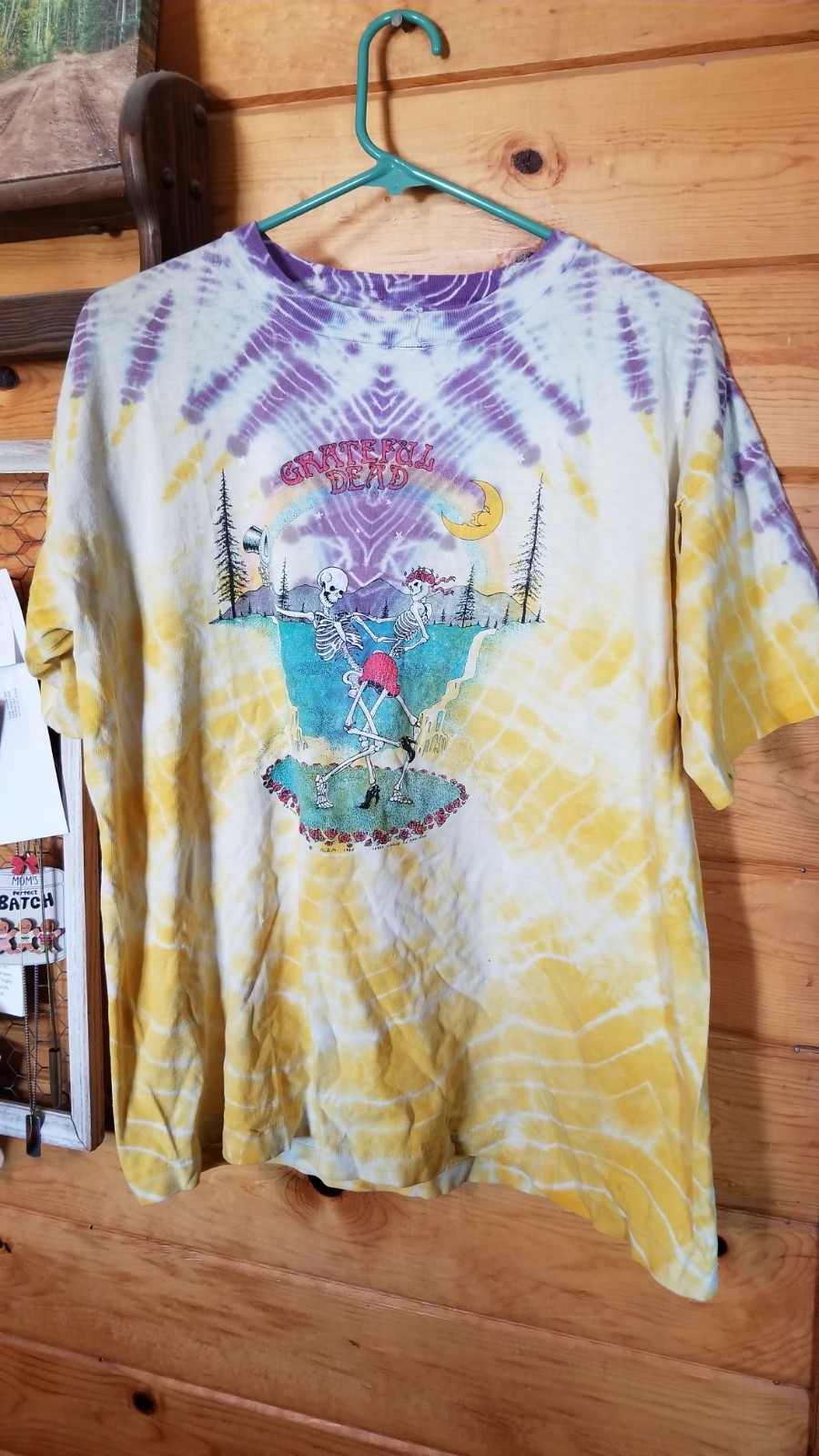 Vintage Grateful Dead 1990 Moondance Symmetria R. Hahn Rare 90s Shirt L-XL