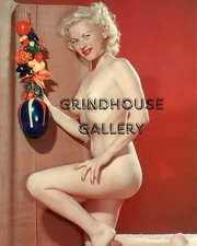 Vintage 1940s 1950s Photo Pretty Cheesecake Pinup Woman Naughty Boudoir #14B