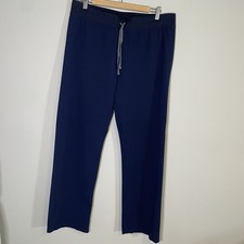 FIGS Sz Large Navy Blue Livingston Scrub Pants Technical Collection Pockets
