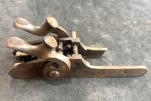 Antique Pair Parker Bros. Shotgun Hammer Locks with Screw