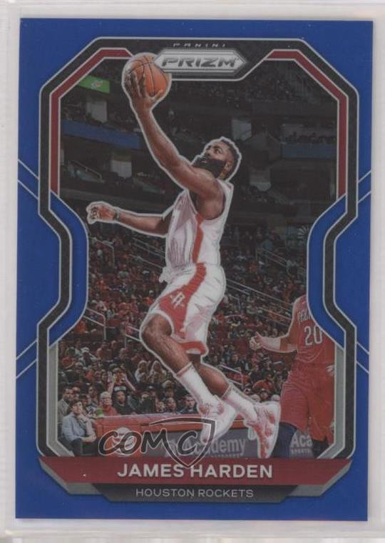 2020-21 Panini Prizm Blue Prizm /199 James Harden #112