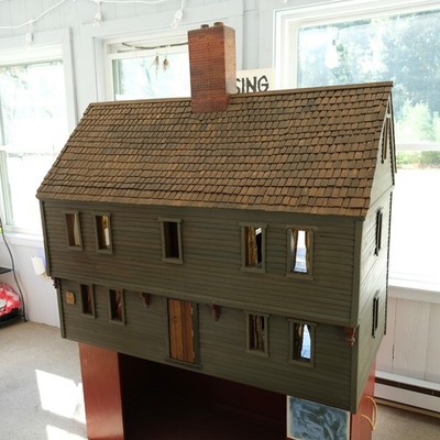 RARE Dollhouse   Parson Capen House (1683)   Built by Penn State Architect