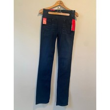 NWT Spanx Signature Straight Dark Wash Jeans Size 28 x31