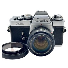Minolta XE MC ROKKOR-PG 50mm F1.4 Film Camera Body Lens Set Z6075