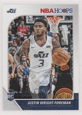2019-20 Panini NBA Hoops Red Back Justin Wright-Foreman #256 0c2