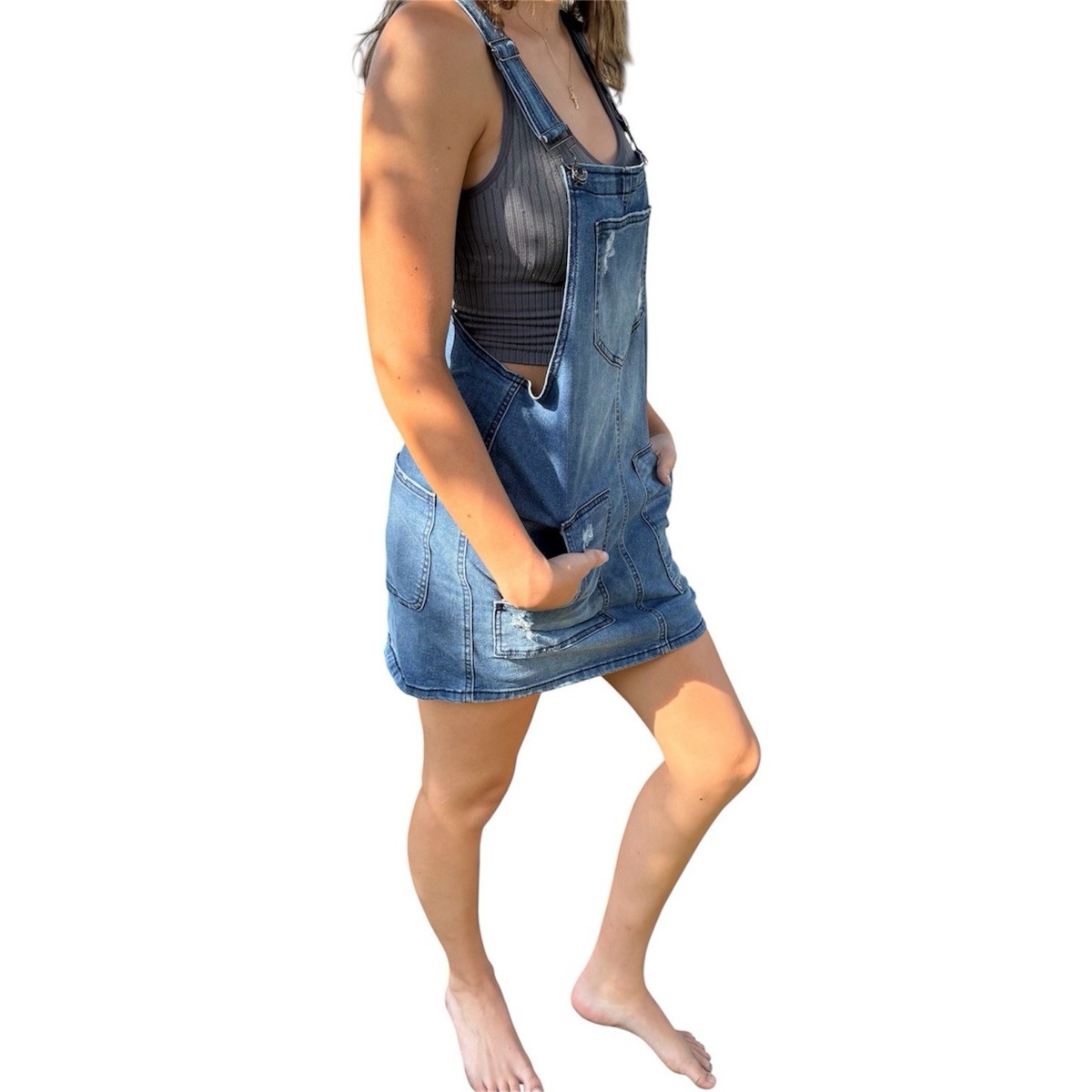 SO Blue Denim Junior Womens Bib Overall Cotton Dress Pockets Jumper Size Small SO Blue Denim Junior Womens Bib Overall Cotton Dress Pockets Jumper Size Small