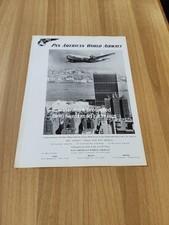 1956 PAN AMERICAN WORLD AIRWAYS SUPERSTRATOCRUISER VINTAGE ADVERTISING