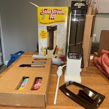 Vintage NEU NOS 1980 SodaStream mit Glasflaschen & Gas VERPACKT NEU