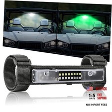 UTV Interior Dome Light with Switch, FASTCHOY AUTO Roll Bar Green and White
