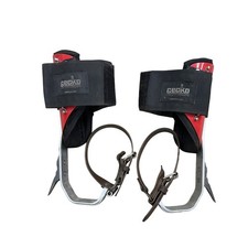 Notch Gecko Aluminum Climber Dmm Shank Pole Gaff With Leg Straps Red