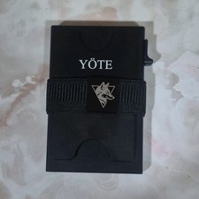 YÖTE Black Plastic Deck Box with Wolf Logo C...