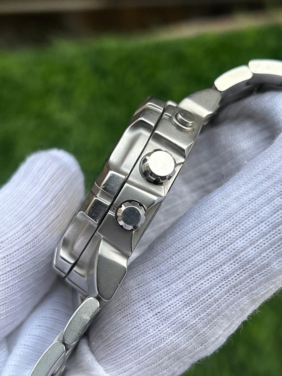 Seiko Chronograph Alarm 7T32-6K50 Quartz Date Yellow Men's Watch