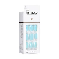 (CHOICE OF COLOR) Impress Press On Nails Hassle Free Pre Applied Adhesive Nib