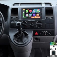 4G+64GB DAB+ Android 15 Autoradio Carplay Navi Für VW Caravelle Transport T5 Kam