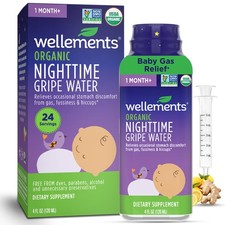 Organic Nighttime Gripe Water for Babies 1 Month  4 Fl Oz - Baby Gripe Wate...