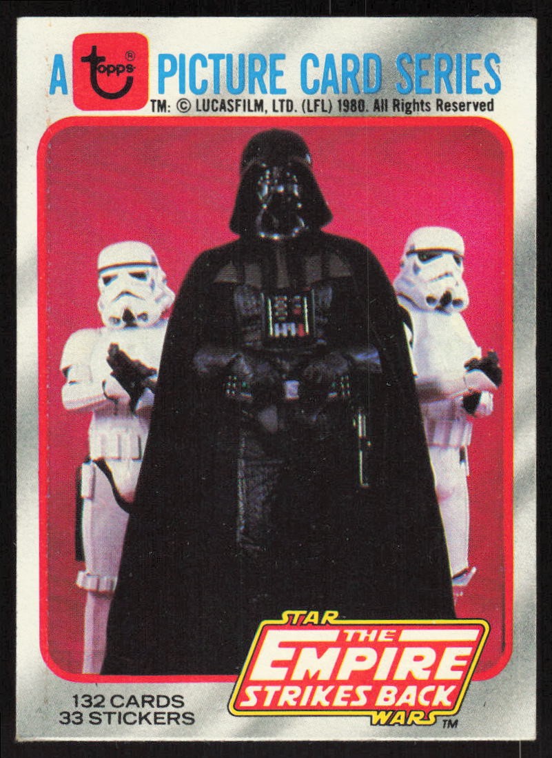 1980 Topps Star Wars: The Empire Strikes Back #1 Title Card / Introduction