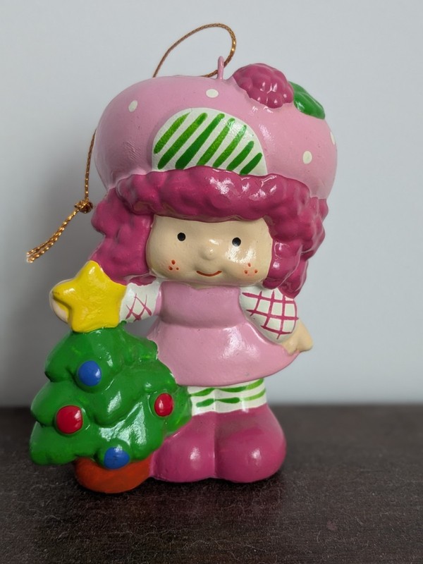 RARE 1982 Strawberry Shortcake: Raspberry Tart Ornament by American Greetings