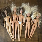 Mattel Barbie Mixed lot Of 5 Chelsea Vintage 1966-2000 Used,