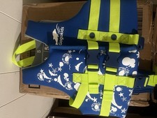 Gogokids Swim Vest Kids Life Jacket Boys/Girls Blue 50N Floatation Type III PFD