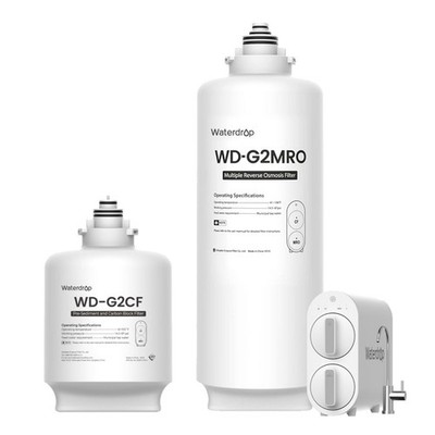 Waterdrop WD-G2-W WD-G2-B Replacement Filter, Pack of 1 WD-G2CF and 1 WD-G2MRO