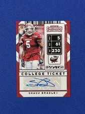 2020 Panini Contenders Draft Picks Ticket Autograph Shaun Bradley #229 auto U