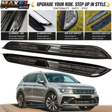 550LBS Non-Slip Running Board Side Step Fit for VW Tiguan 2018-2024 With Bracket